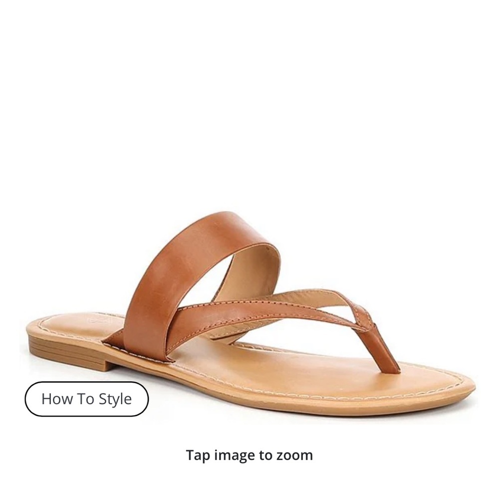 Brown Antonio Melani Flip Flop Sandals Size 7.5 NWOT